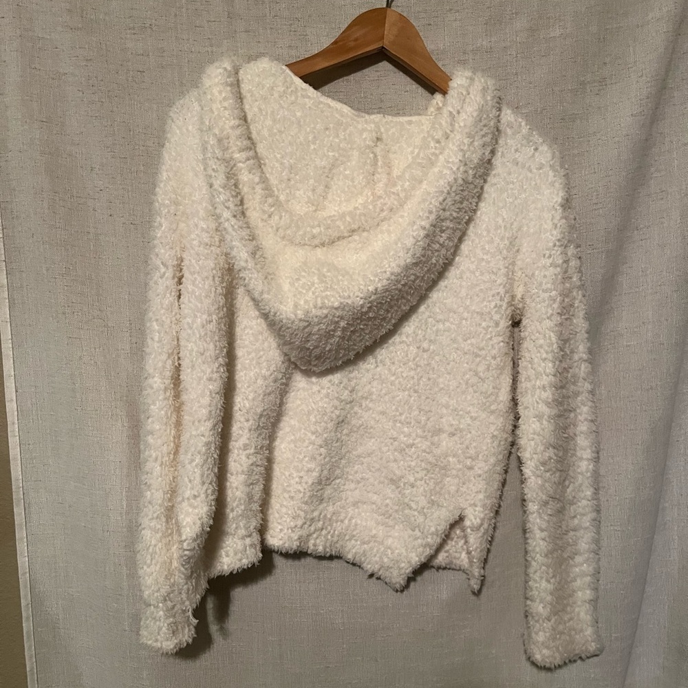 Warm & Cozy Lifestyle Fuzzy Hoodie Sweater Size S - Picture 5 of 5